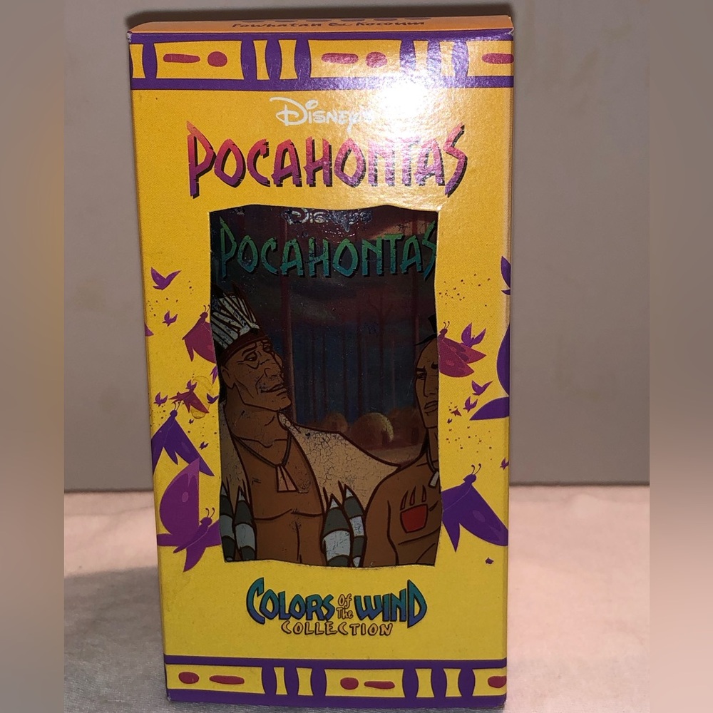 Disney Pocahontas Yellow and Purple Collectible Display Box
